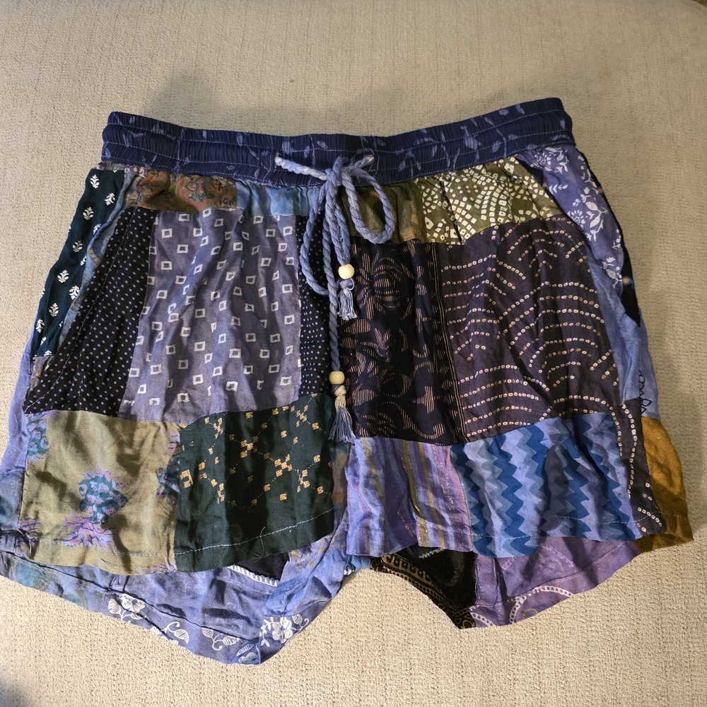 Advance Apparels Multicolor Patchwork Women's Athletic Shorts
